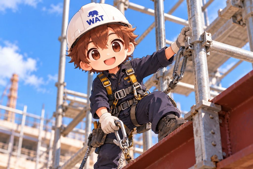 建築とびワットくん
